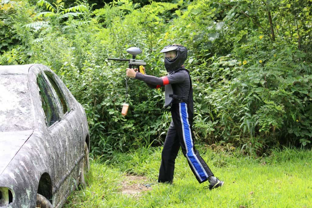 Paintball action at Xtreme