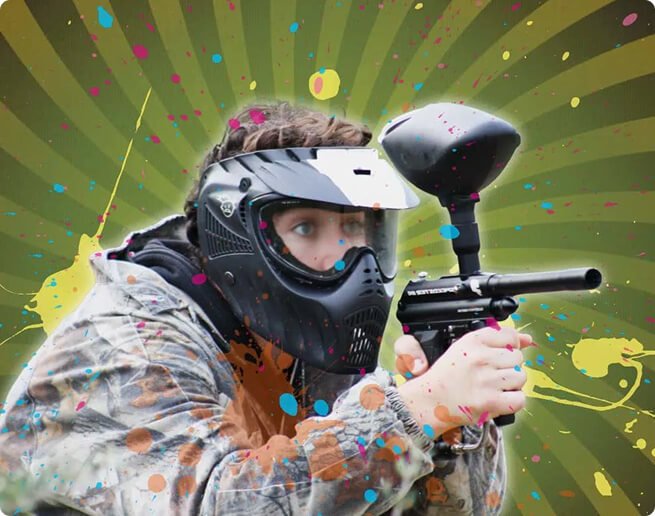 Paintball rental equipment